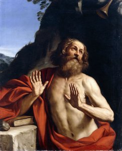 San Jerónimo en el desierto de Guercino