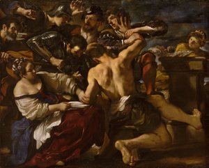 Sansón capturado por los filisteos, 1619