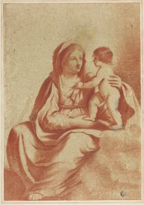 Virgen y Niño de Guercino
