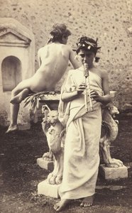 Estudio de dos niños, c.1898 de Guglielmo Plüschow