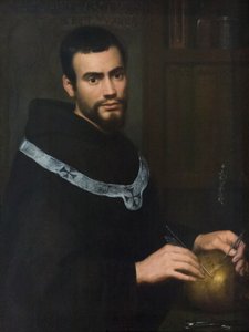 Retrato de un joven monje (óleo sobre lienzo) de Guido Cagnacci