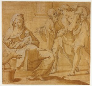 Adoración de los pastores de Guido Reni