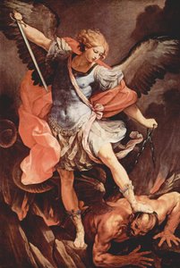 El Arcángel Miguel vence a Satanás de Guido Reni