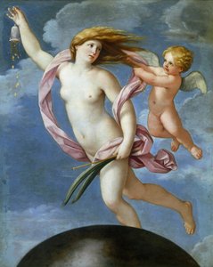 Fortuna con una bolsa, 1637 de Guido Reni