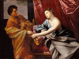 José y la mujer de Potifar de Guido Reni