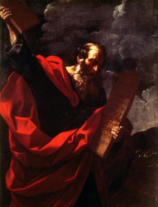 Moisés con las Tablas de la Ley de Guido Reni