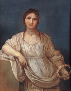 Retrato de niña con corona de Guido Reni