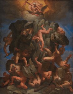 La caída de los gigantes de Guido Reni