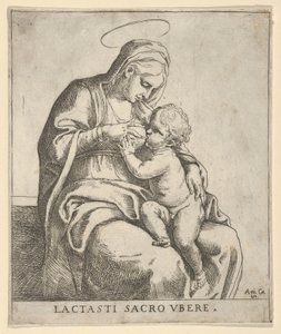 La Virgen amamantando al Niño Jesús de Guido Reni