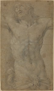 Torso de Cristo en la cruz de Guido Reni