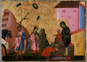 La Adoración de los Magos de Guido da Siena