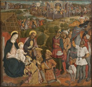 La adoración de los magos de Guidoccio di Giovanno Cozzarelli