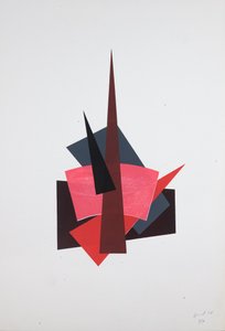 Lyubov Popova Fuerza espacial, 2019 (serigrafía)