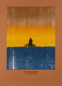 Sobre el amor al prójimo, Así habló Zaratustra, 2024 (xilografía y serigrafía) de Guilherme Pontes
