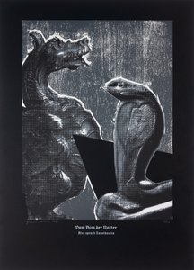 Sobre la mordedura de la víbora, Así habló Zaratustra, 2024 (xilografía y serigrafía)