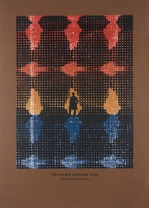 Sobre los mil y un objetivos, Así habló Zaratustra, 2024 (xilografía y serigrafía) de Guilherme Pontes