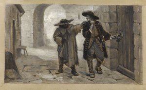 Han de Islandia abordando al barón Wœthaün, hacia 1889 (óleo sobre lienzo) de Guillaume Albert Demarest