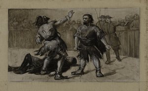 Han de Islandia en la corte, hacia 1889 (óleo sobre lienzo) de Guillaume Albert Demarest