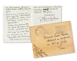 Carta a André Breton, 1918 de Guillaume Apollinaire
