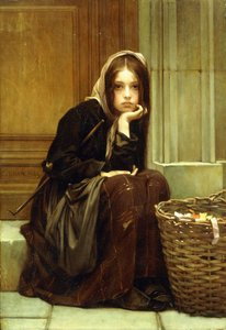 Una cesta de cintas de Guillaume Charles Brun