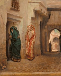 Un encuentro secreto, 1863 de Guillaume Charles Brun