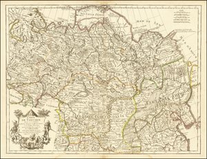 Mapa de 1706 - Mapa de Tartaria de Guillaume Delisle