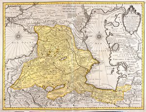 Georgia, Armenia, Azerbaiyán, este de Turquía, norte de Irán de Guillaume Delisle