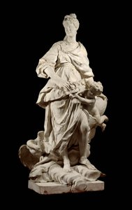 Retrato de Marie Lescszinska, Reina de Francia (1703-1768) Reina de Francia en Junon. Escultura de mármol por Guillaume Coustou (1677-1746) alrededor de 1725 París, Museo del Louvre