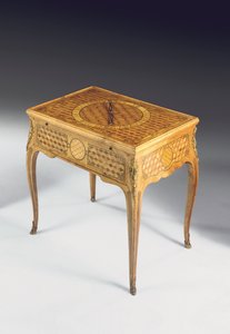 Mesa de juegos con sabots del siglo XIX de Guillaume Kemp
