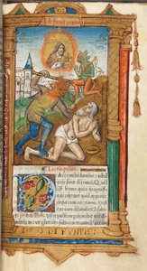 Libro de horas impreso (uso de Roma): fol, 78r, Job de Guillaume Le Rouge