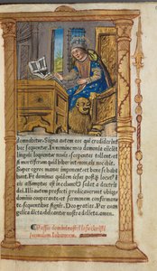 Libro de Horas Impreso Uso de Roma: fol. 20r, San Marcos, 1510