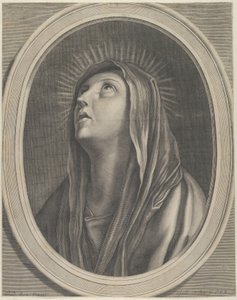 La Virgen mirando hacia arriba de Guillaume Vallet