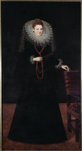 Retrato de una dama noble de Génova de Guilliam van Deynen
