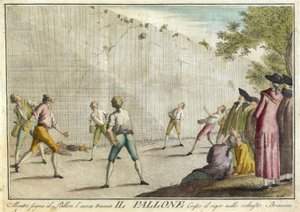 Il Pallone de Giuochi, Trattenimenti e Feste Annue che si Costumano en Toscana e Especialmente en Firenze, pub. 1790 de Guiseppe Piattoli