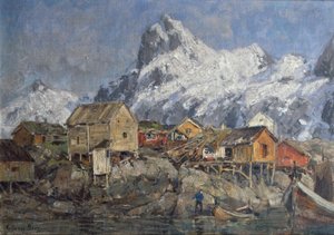 Svolvær (pintura) de Gunnar Berg