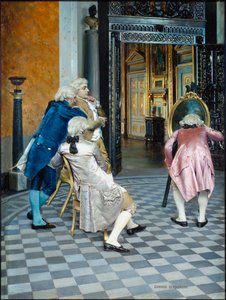Conocedores del arte en el Louvre