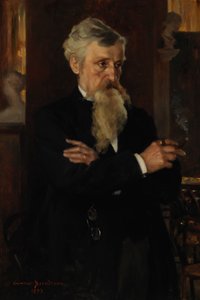 Retrato de August Schauman, periodista