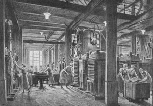 Una planta moderna de trituración de semillas oleaginosas, c1918 de Gunning King