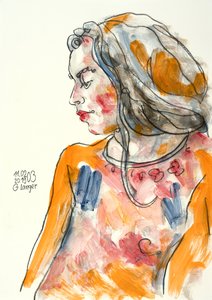 Retrato de una mujer, Estaba en casa