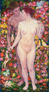Desnudo de pie, Adán y Eva