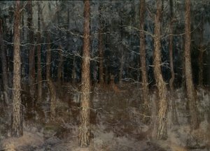 Caminos místicos": escena del bosque de Gust van de Wall Perné
