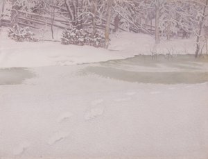 Nieve recién caída de Gustaf Fjæstad