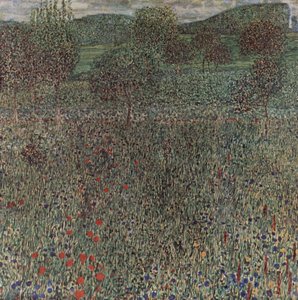 Campo floreciente de Gustav Klimt