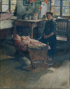 en la cuna