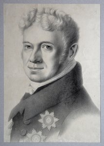 Retrato del Príncipe Grigory Alexandrovich Stroganov 1770-1857, 1820s de Gustav Adolf Hippius