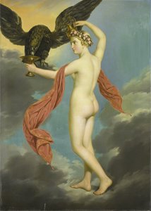 Hebe con Júpiter en forma de águila de Gustav Adolphe Diez