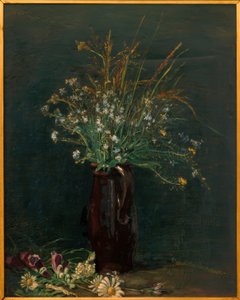 Naturaleza muerta de nomeolvides de Gustav Crecelius