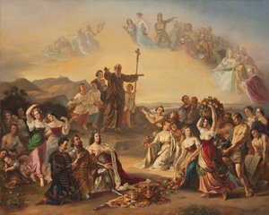 San Severino bendice el país de Austria de Gustav Dittenberger