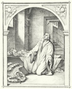 Martín Lutero con el cuerpo muerto de su hija Magdalena, 1542
