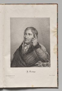 Autores famosos de Alemania: Retrato de Christoph August Tiedge de Gustav Karl Friedrich Luderitz